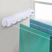 Secador De Ropa Retráctil Con Gancho Para Pared Secador De Ropa Interior Secador Mágico De Línea De Ropa Material De Poliéster - details 12