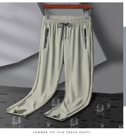 Pantalones Deportivos De Correr Para Hombre Transpirables Y Elásticos Ice Silk Jogging Ajustables Para Gimnasio Y Entrenamiento Al Aire Libre Talla Hasta 8XL - details 15