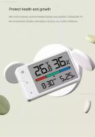 Termómetro Y Higrómetro Inteligente Xiaomi MiaoMiaoCe Estación Meteorológica Digital Multifuncional Con Reloj Sensor Para El Hogar - details 4