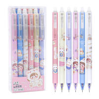 1pc Sello De Conejo Kawaii Borrable Gel Pluma Suministro Escolar Y De Oficina Pluma Gel Cute Regalo Para Niñas Y Estudiantes - details 4