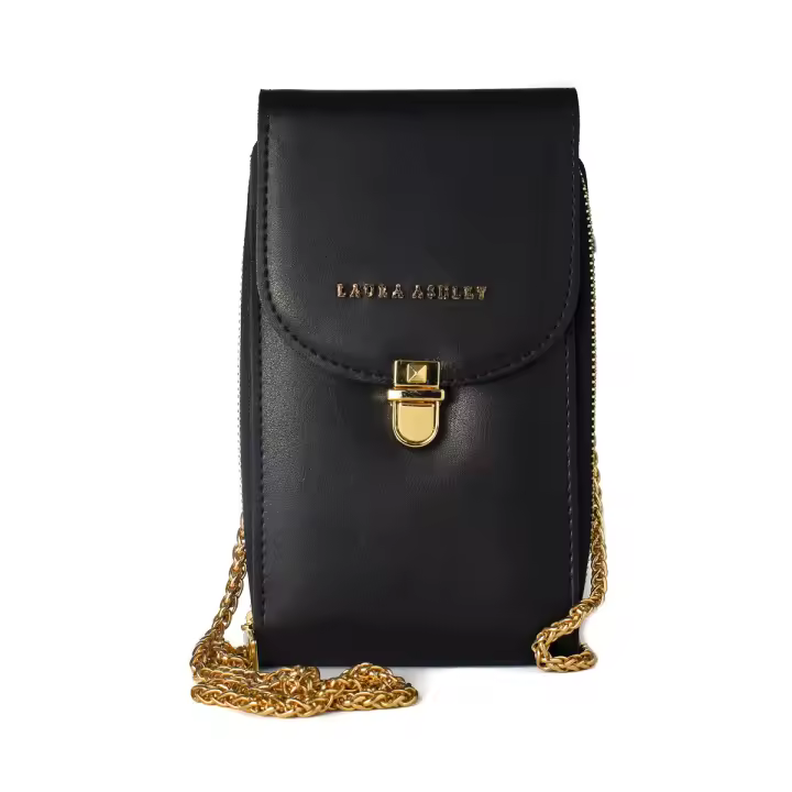 Bolso Mujer Laura Ashley KIRBY-PLAIN-BLACK Negro 19 x 11 x 4 cm - 1