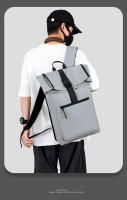 Mochila informal de moda de gran capacidad, nueva tendencia de estilo, mochila escolar para estudiantes, mochila de viaje para hombres y mujeres que combinan con todo. - details 13