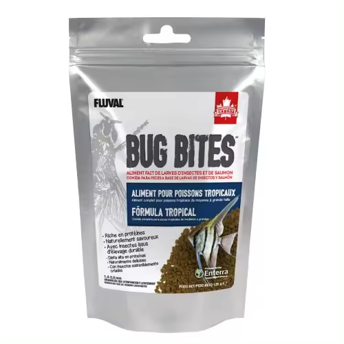 Fluval Bug Bites Tropical Grßnulo, 125g - 1
