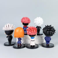 Jujutsu Kaisen 6Pcs/set Figuras De Acción Anime Gojo Satoru Yuji Itadori Muñecos Juguetes Modelo Fushiguro Para Coleccionistas Y Fans - details 4