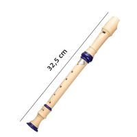 Recorder Soprano De 8 Agujeros Clarinete Negro Ajustable Fácil Flauta De Goma Alimentos ABS No Tóxico Profesional Treble - details 2