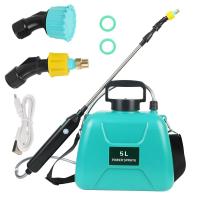 PULVERIZADOR eléctrico de 5L/8L para jardín, atomización automática, recargable por USB, botella rociadora, regadera, riego de jardín - details 5