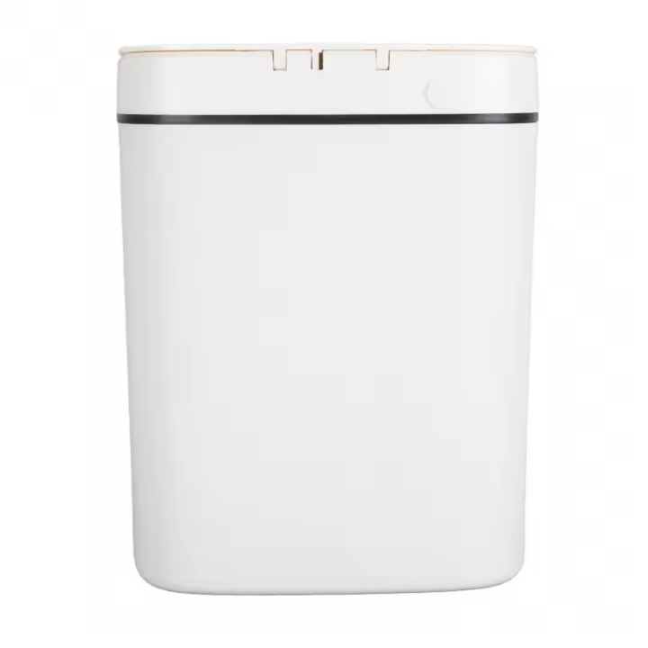 Basurero Automático Para Baño Con Sensor De Movimiento Y Pilas Recargables Fácil De Limpiar Para Sala De Estar - 1