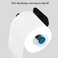 Portarrollos de Papel higiénico que no se requiere Portarrollos de Papel higiénico para Cocina y baño Portarrollos de Papel higiénico Negro (Negro) - details 2