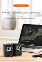 Mini Altavoz De Computadora USB Con Cable Estéreo Surround Portátil Para PC Escritorio Laptop Uso Doméstico Conexión AUX Y USB - details 6