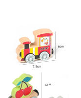 Juguetes De Tren Magnético De Madera Pequeños Para Niños Puzzle De Construcción Magnética Bloques Para Bebés Temática De Transporte Y Animales - details 10