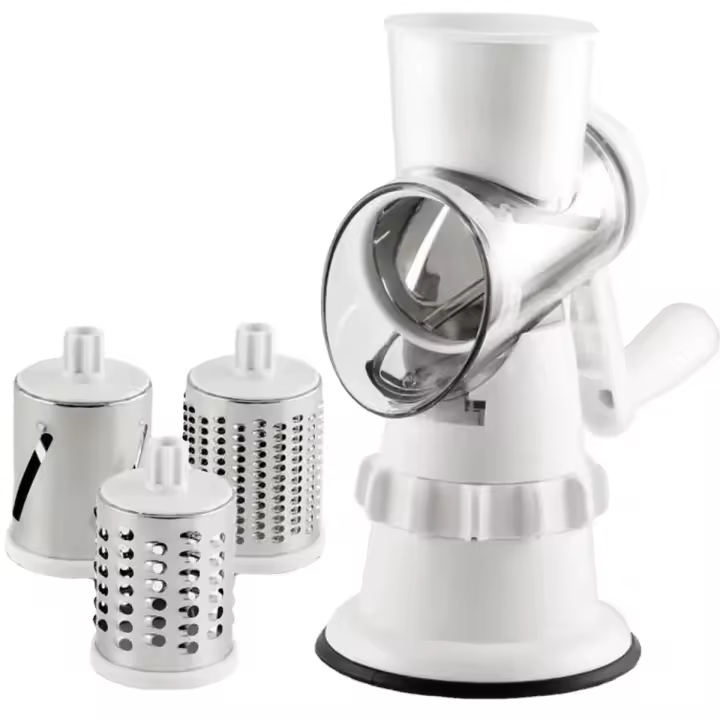 Slicere De Verduras 3 En 1 Manual Acessorios De Cocina Rascador Para Verduras Cortador Redondo Mandolina Picador De Papas Hogar Cocina - 1