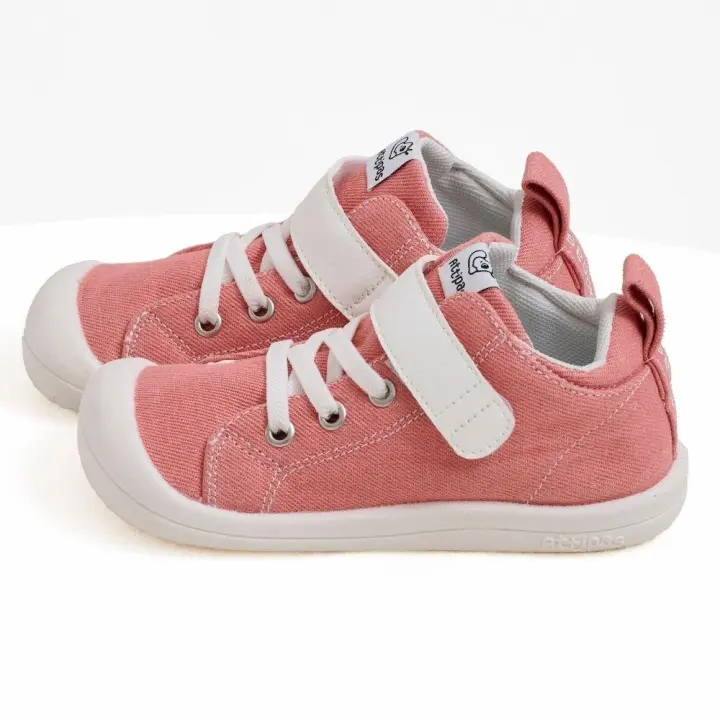 Deportivas respetuosas Denim Skin rosa de ATTIPAS - 1