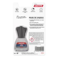 Loctite Super Glue-3 Original Con Pincel - Pegamento Fuerte De Contacto Multimaterial Loctite - Henkel - details 1
