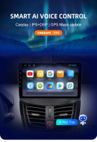 AWESAFE inalámbrico CarPlay Android Auto Radio para Peugeot 207 207CC 2006 2007 2008 2009 2010 2011 2012 2013 2014 2015 coche reproductor multimedia GPS 2 din autoradio volante controles RDS Bluetooth - details 1