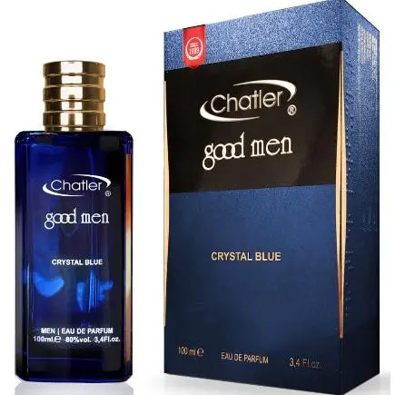 EAU DE PARFUM GOOD MEN CRYSTAL 100ML------SUPERTOP VENTAS----MARCA CHATLER----DURACIÓN LARGA 8 HORAS---PERFUME TOP PARA HOMBRES - 1