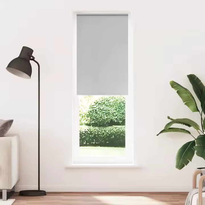 Estor Enrollable Opaco gris claro 80x230 cm Tela Ancho 75,7 cm - 1