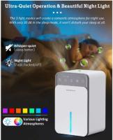 Deshumidificador de Bajo Consumo Eléctrico, Desfreezación Automática, 3 temporizador, Luces de Co, Pequeño, 2 Modos - details 1