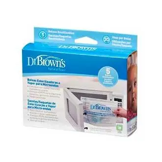 Bolsas para Esterilización en Microondas Dr Browns (5 Uds) - Reutilizables - 1