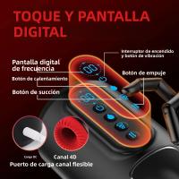 Masturbador Automático Para Hombres Con Vibración Y Calor Pantalla LCD Juguete Sexual Para Adultos Realismo De Pecho - details 14