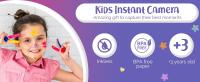 Cámara de impresión instantánea para niños - 1080P HD, 48MP, Tarjeta 32G, Bluetooth, Free aplicación, 5 Rollos de papel de impresión, GIFT para niños y niños-Cámara Rosa para niños de 3 a 12 años - details 4