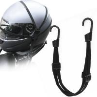 Cuerda De Motocicleta Con Red De Bolsa Accesorios De Motocicleta Correa Retráctil Para Casco Negro Nylon 60cm - details 5
