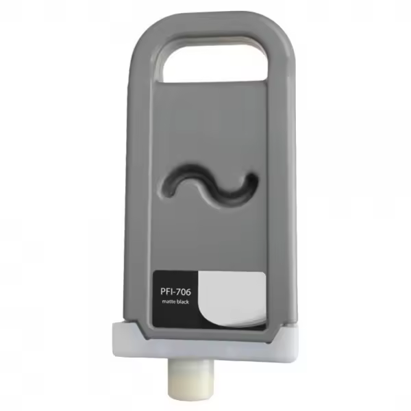 Compatible canon pfi706 / negro mate cartucho de tinta pigmentada pfi-706mbk / 6680b001 - 1