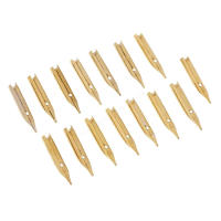 5pc Nibs De Pluma Fuente Universal 0.38 Iridium Gold Reemplazos Estándar Para Caligrafía Y Escritura En Estación De Trabajo - details 12