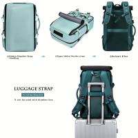 Mochila unisex de senderismo de gran capacidad con correas ajustables y compartimento para zapatos, ideal para acampar al aire libre, para la universidad, para el trabajo, apta para portátiles de 16 pulgadas y libros. - details 5