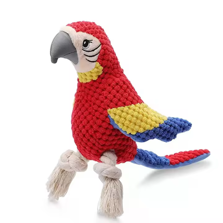 Juguete De Perro Indestructible De Peluche Con Sonido Squeaky Para Pequeños Y Grandes Perros Suministros Para Mascotas - 1