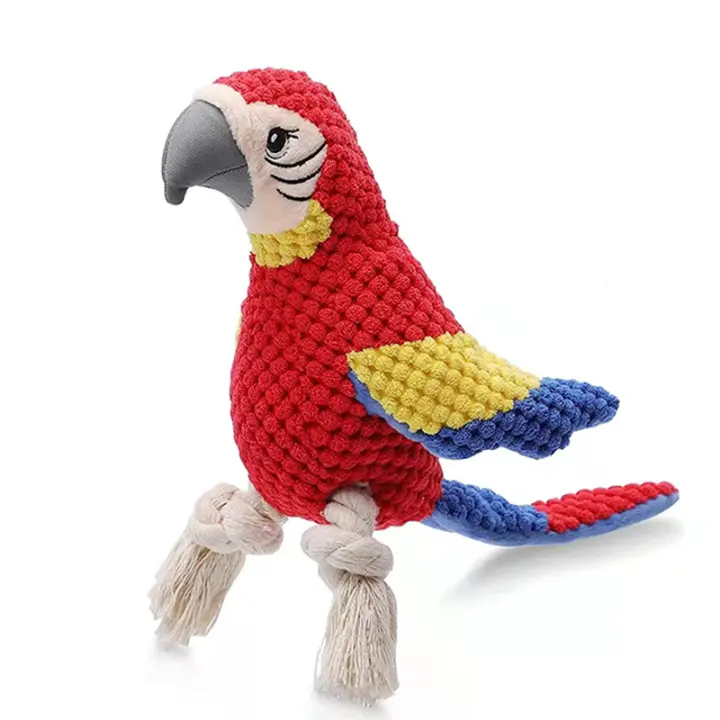 Juguete De Perro Indestructible De Peluche Con Sonido Squeaky Para Pequeños Y Grandes Perros Suministros Para Mascotas - 1