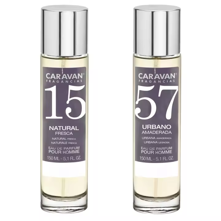 Set de 2 perfumes caravan hombre nº57 y nº 15 - 1