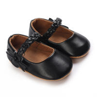 Zapatos De Princesa Para Bebé Niña En Lace Blanca Mocasines Con Lazo Y Borde Antideslizante De Goma Primera Calzado Para Caminar - details 185