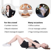 Almohadilla De Estiramiento De Espalda Multi-Nivel Dolor Lumbar Y Cervical Alivio Discectomía Ciática Escoliosis ABS Tamaño Grande - details 8