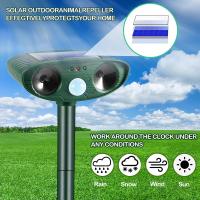 Repelente ultrasónico para Gatos, Repelente de animales con Energía Solar, Con sensor de movimiento - details 1