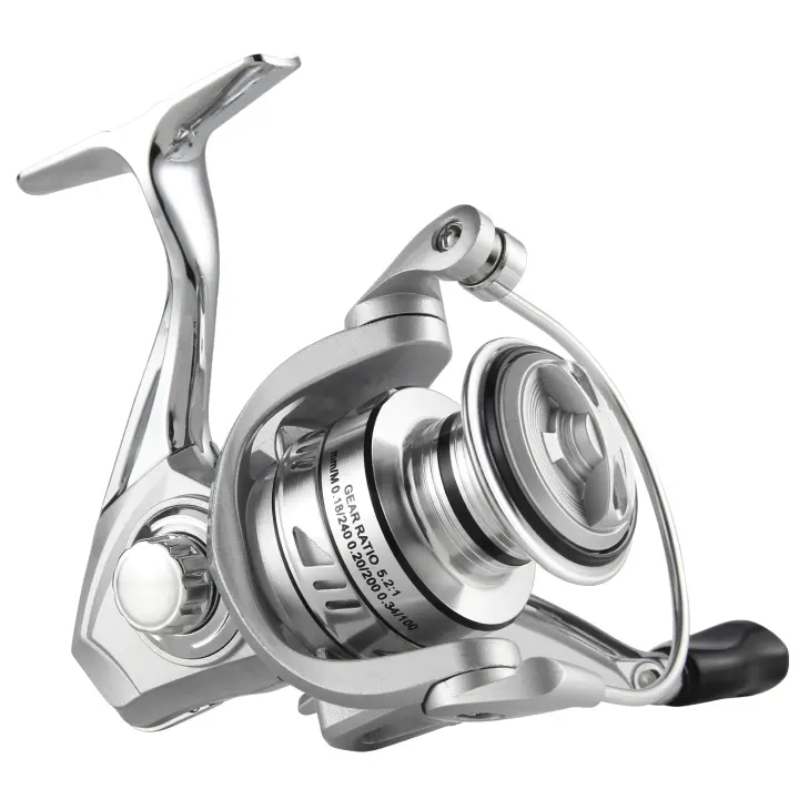 Carrete De Pesca HAUT TON SLIVER DRAGON Con Sistema De Arrastre 10-17KG Ratio De Engrosamiento 5.2:1 Metal Spinning Para Río Lago Mar Y Caña - 1