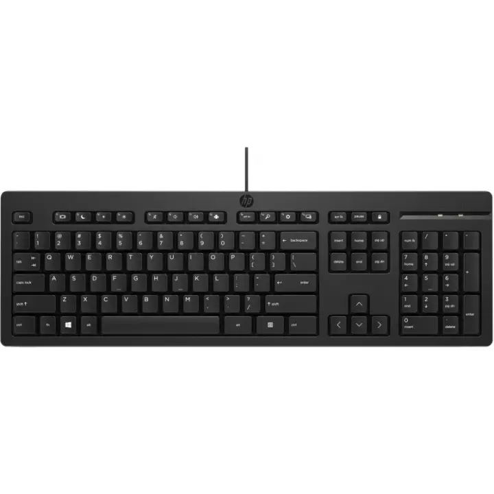 HP - Teclado con cable USB 125 G2 AY2Y7AA - 1