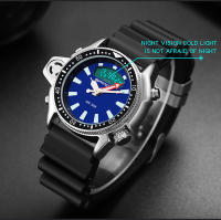 Reloj Deportivo Para Hombre SANDA Cuarzo Digital Resistente Al Agua Con Alarma Y Pantalla Dual Reloj Masculino De Moda Casual Material De Correa Resina Display LED Y Digital - details 6