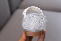 Sandalias De Verano Para Niñas Con Lentejuelas Y Broche Moda Infantil Zapatos De Niños Antideslizantes Talla Verdadera Adecuada Para Edades 4-6 Años - details 10