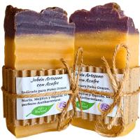 Jabón Artesanal Natural de Azufre. Pumarshop Cinnia Natura. Piel Grasa. Acné. Puntos Negros. Jabón Artesano. Apto Veganos. - details 4