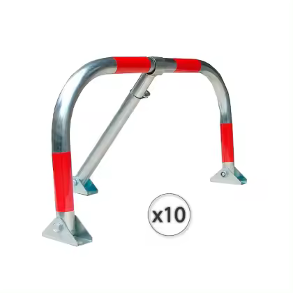 Pack 10 Valla Parking Zincada 66x29x46 Cm - Ahorra Espacio - 1