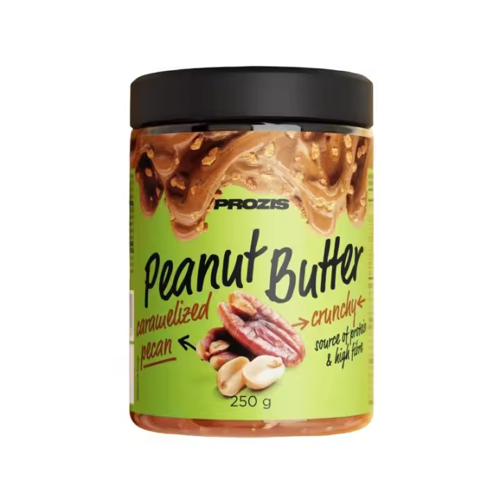 Crema de cacahuete con nueces pecanas caramelizadas (250g) - Prozis - 1