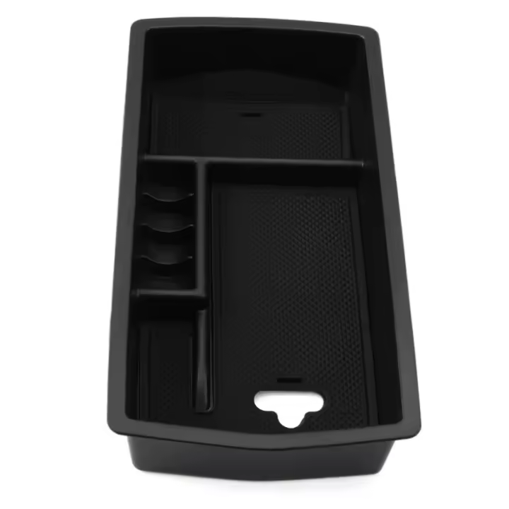 Organizador Central De Consola Con Almacenamiento Secundario Para Peugeot 3008 3008GT 2017 Armrest Interior ABS Para Estilización Del Coche - 1