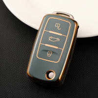 Funda De Llave De Coche Suave TPU Cubierta Completa Portador Para Volkswagen VW POLO Tiguan Passat B5 B6 B7 Golf EOS Scirocco Jetta MK6 Octavia - details 4