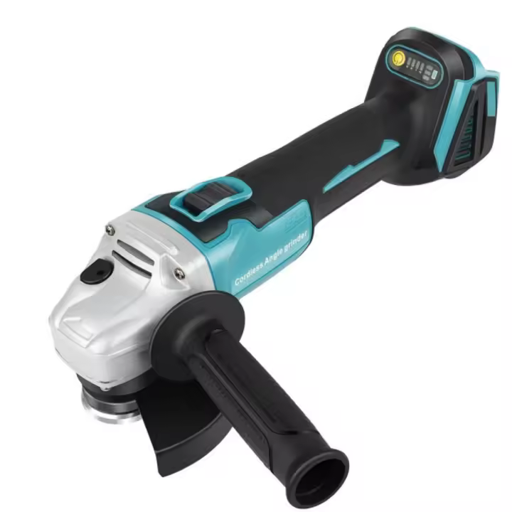 Amoladora angular eléctrica sin escobillas, herramienta eléctrica de carpintería, velocidad Variable, 125MM, batería Makita de 18v, Sin batería - 1