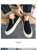 Zapatos Para Hombre Talla Grande Loafers Casuales Cómodos Zapatillas De Piel Suave Ligeros Vintage Flats Para Ocio - details 1