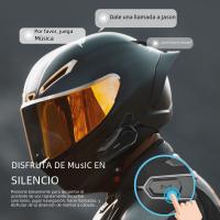 Intercomunicador De Casco X1 plus Motor Bluetooth 5.0 Headset Inalámbrico Para Motocicleta Con Altavoz Interfono Manos Libres 1000m - details 9