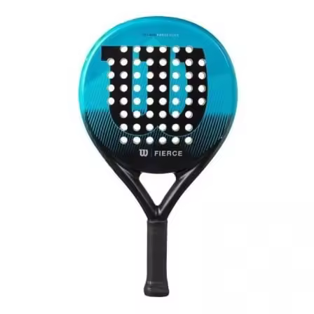 Pala de Padel Wilson Fierce Elite 2/ Azul y Negra - 1