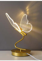Lámpara De Mesa LED Nórdica Para Iluminación Interior Botón De Encendido Para Dormitorio Sala De Estar Restaurante Decoración De Hogar Mariposa - details 13