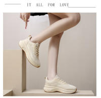 Zapatillas De Correr Para Mujer Suelas Suaves Y Amortiguadas Superficie De Malla Transpirable Zapatos De Vuelo Tejidos Moda Universitaria - details 13