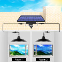 Lámpara Solar Amaryllis Doble Cabeza Para Exterior E Interior Iluminación Caliente Blanca/Blanca Para Camping Jardín Patio - details 0